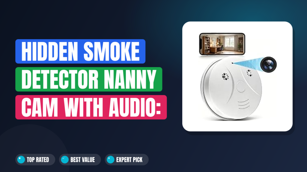 Hidden Smoke Detector Nanny Cam with Audio: App Review