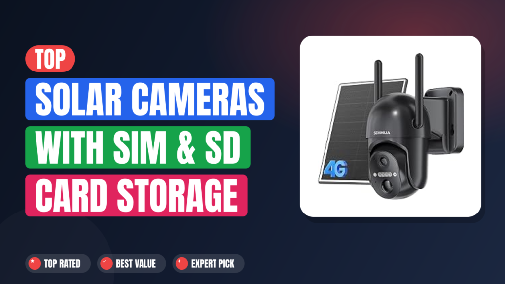 Top Solar Cameras with SIM & SD Card Storage 2026